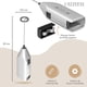 thumbnail image 3 of Cazzenie Espumador de Leche eléctrico con batidor de acero inoxidable. Batidor de mano para café, capuchino o cócteles. Batidor de huevo Ideal para batir bebidas en taza o vaso. Milk Frother, 3 of 5