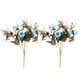 thumbnail image 2 of 2 piezas de rosas artificiales realistas para arreglos florales, accesorios para el hogar, 2 of 5