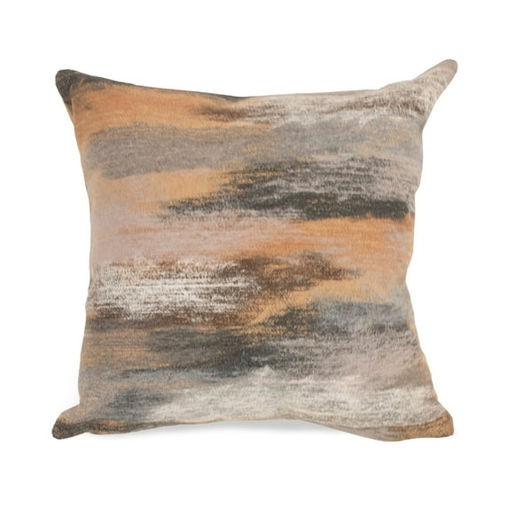 Liora Manne Visions I Vista Indoor Outdoor Decorative Pillow Taupe