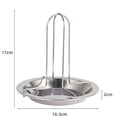 thumbnail image 1 of pitrice Folding Chicken Roaster Rack Cooking Grill Pan Tool Barbecue Fork Portable Rustproof Grill Stand Roasting for Camping, 1 of 8