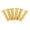 Gold, variant on Rupoun 6 PCS Double Rocker Bridge Saddle Mounting Hex Screws, Lock Screws Replacement Parts for Electric Guitar Bass, Durable Instrument Accessories, Gold (2.36 inches / 6 cm)