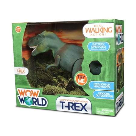 NKOK Wow World T-REX Dinosaur Figure (Lights Up)