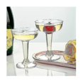 thumbnail image 4 of 50 Pack Plastic Goblet, 4oz Stem Disposable Martini Glasses For Parties, Stackable Plastic Cocktail -DGJR, 4 of 5