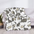 thumbnail image 4 of Throw Blanket for Couch, Abstract Cartoon Cute Goat Super Soft Fuzzy Comfy Warm Throw Blanket, Cuteness Lightweight Cozy Plush Flannel Blanket & Throws for Sofa and Bed All Season, 4 of 5