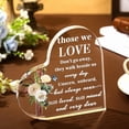 thumbnail image 2 of Sympathy Gifts Memorial Bereavement Gifts Acrylic Heart Condolence Remembrance Gifts For Loss Of Loved One Father Mother Birthday Gift Sentimental Gift Thank You Gift 4In, 2 of 6