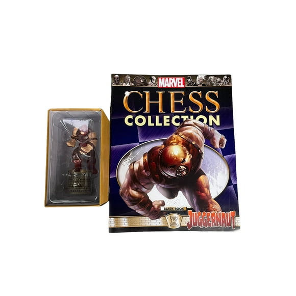 Eaglemoss Marvel Juggernaut Action Figure with Magazine, Plastic Black