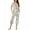 Khaki, variant on Tnhcen 2 Piece Summer Capri Women's Pajama Set Ladies Short Sleeve Shirt Capri Pants Pjs Sets Home Clothes S-3XL