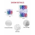 thumbnail image 7 of Purple Leaves Kitchen Dish Towels for Drying Dishes Set of 3, Spring Summer Botanical Farmhouse Modern Art Waffle Weave Microfiber Hand Tea Bathroom Towels Quick Dry & Absorbent Towel 15.7x23.6, 7 of 7