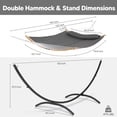 thumbnail image 6 of SUNCREAT Hammocks Standing Patio Hammock, Portable Hammock with Stand Foldable, Patent Pending, Dark Gray, 6 of 10