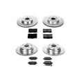 thumbnail image 3 of PowerStop Front and Rear Z23 Evolution Sport Carbon-Fiber Ceramic Brake Pad and Drilled & Slotted Rotor Kit Fits: ACURA Select Models K4045, 3 of 10
