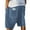 Navy, variant on Men's Casual 5" Shorts Elastic Waist Drawstring Beach Short (Green XXXL)