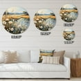 thumbnail image 5 of Designart "Meadow Timeless Beauty painting" Landscapes Oversized Wall Clock, 5 of 5