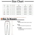 thumbnail image 3 of AJTQTH Plus Size Pants for Women Elastic Waist Solid Casual Lounge Pants Wide-Leg Straight Cotton Linen Soft Loose Pants with Pockets White XXL, 3 of 5