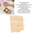 thumbnail image 2 of <p>Crochet Blocking Board, Polished Knitting Blocker Mat Wooden Practical Handcraft Stability With 20 Stainless Steel Pins For Craft</p>, 2 of 7