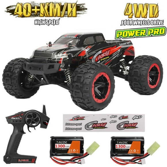 1:16 Scale RC Car 40KM/H High Speed Monster Truck 4WD Off Road Car Climbing Vehicle for Adults Boys Gift