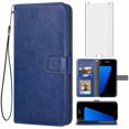 thumbnail image 1 of Mobile Phone Cover for Samsung S7, Cover Premium Pu Leather Tpu Flip Cover Magnetic Closure Card Compartment Stand Function Wallet with Lanyard Protective Cover, 1 of 7
