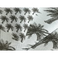 thumbnail image 4 of Ambesonne Palm Tree Quilted Bedspread Set 3 Pcs, Retro Growth Nature, King Size, Dark Brown White, 4 of 5