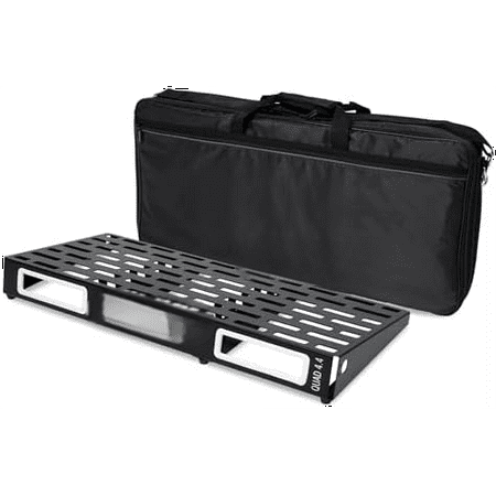 QUAD 4.4, Pedalboard with Gig Bag (28.5" x 13", fits 9-18 pedals)