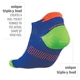 thumbnail image 3 of Balega Hidden Dry Moisture Wicking Performance No Show Athletic Running Socks for Men and Women 1 Pair,Electric Pink/Peach, Large, 3 of 6