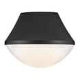 thumbnail image 6 of 83411BK Lark Haddie - 8W 1 LED Medium Flush Mount-8.5 Inches Tall and 11 Inches Wide-Black Finish, 6 of 18