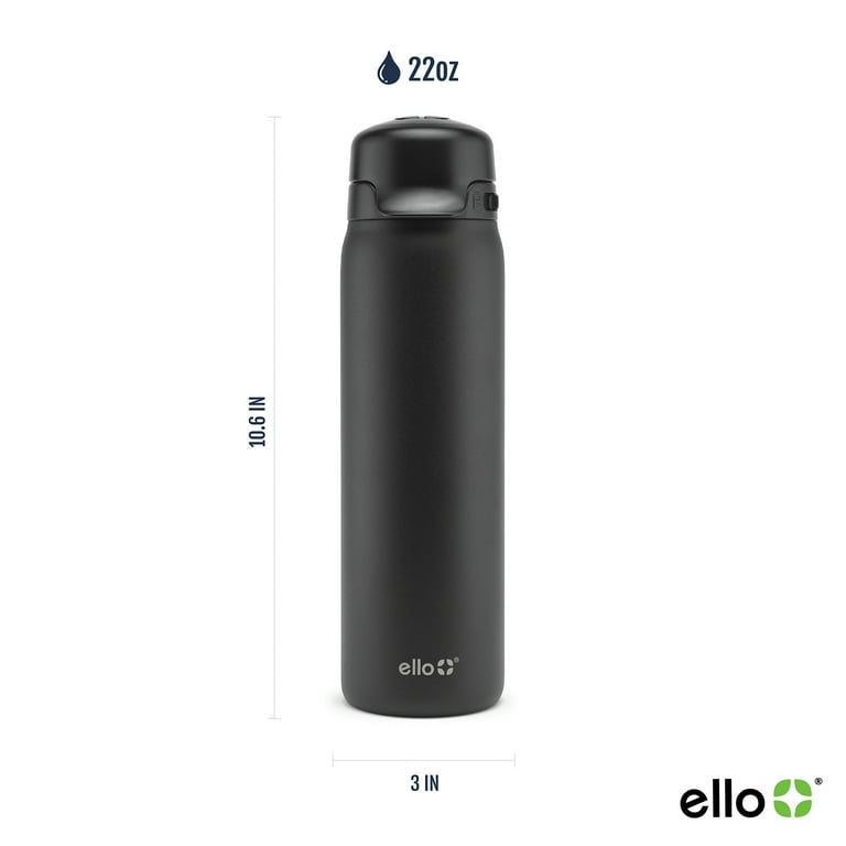 Ello 22oz Flip & Fill Water Bottle With QuickFill Lid - Walmart.com