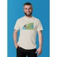 thumbnail image 2 of Traveling Couple T-Shirt Men -Wilfred Hildonen Designs, Male XX-Large, 2 of 4