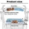 thumbnail image 6 of HELLHERO Calf Backrest Covers for Elder Polyester Fabric Seat & Backrest Cover Set with Machine Washable Anti-Slip Cover Secure Fit Washable & Breathable, 6 of 7