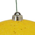 thumbnail image 2 of Vickerman N592578DA 10 in. Yellow Ball 4 Finish Assorted Ornament - 4 per Bag, 2 of 4