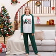 thumbnail image 2 of Odeerbi Matching Family Christmas Pajamas Sets Xmas Family Home Wear Sets Casual Printed Top with Bottom Outfits Loungewear Sleepwear Jammies for Mom, 2 of 5