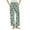 Gray, variant on SwiftWear Cozy Christmas Tree Print Pajama Pants for Women - Festive Plus Size Sleepwear & Lounge Pants Soft Flannel Fleece with Pockets, Elastic Waist Holiday Comfort Pj Bottom Black