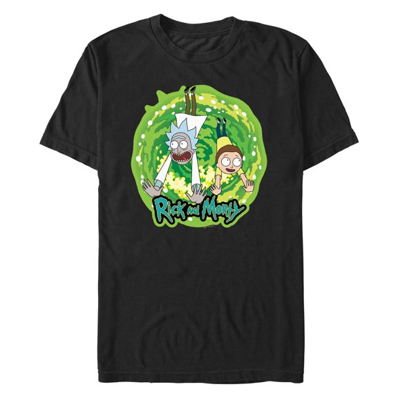 Men's Rick and Morty Dimension Hoppers Graphic T-Shirt