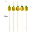 thumbnail image 3 of 100Pcs Disposable Salad Vegetable Sticks Cupcake Fruit Fork Salad Sandwich Toothpicks Bamboo Picks Fruit Sticks Handmade Toothpicks Food Fruit Cocktail Decor 01, 3 of 8