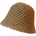 thumbnail image 6 of CoCopeaunts Bucket Hat for Women Breathable Thin Woolen Knitted Basin Hat Foldable Literary Artistic Leisure All-Match Sun Hat, 6 of 8