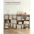 thumbnail image 6 of 8-Cube Organizer, Modern Bookcase Storage for Livingroom Kidroom, Brown, 6 of 9