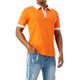 thumbnail image 3 of TRKIYQC - Polo para hombre con cremallera de un cuarto, casual, manga corta, cuello de solapa, color en contraste, tops ajustados TRKIYQC  Moda，ocio, 3 of 9
