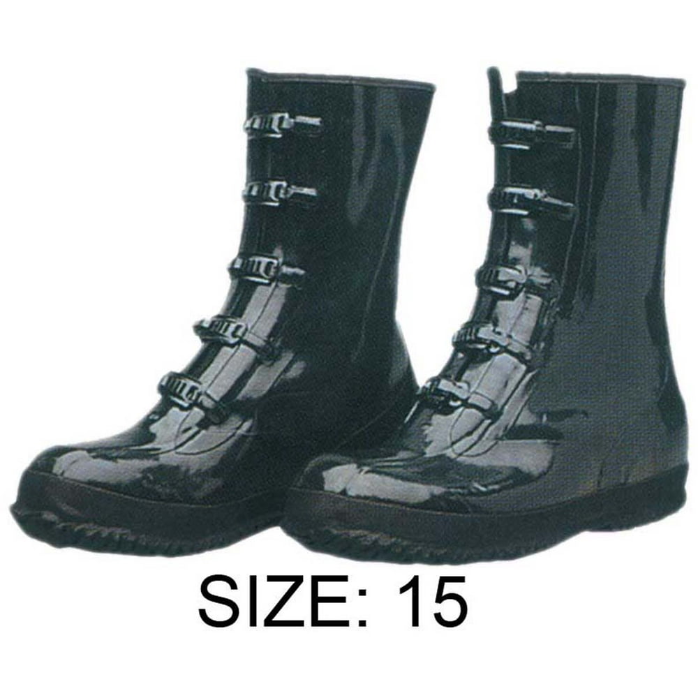 toolusa - Men's Black Cotton Lined Rubber Buckle Down ...