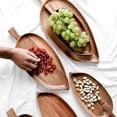 thumbnail image 5 of beisidaer Acacia Leaf Shaped Tray, Snack Tray - Suitable For Desserts And Party Trays - small, 5 of 5