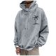 thumbnail image 1 of Men's Hooded Print Pattern Fashion Loose Men's And Women's Long Sleeve Hooded Sweatshirt M, 1 of 4