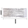 thumbnail image 2 of Paquete de 4 cortinas de aluminio con flecos metálicos, cortinas brillantes para cumpleaños, bodas, fiestas, decoraciones de Navidad (plata) Adepaton SNFLD1227, 2 of 5