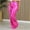 Hot Pink, variant on Simua Women's Metallic Wide Leg Palazzo Pants Pleated Party Club Sequin Shiny Flare Pant Trouser