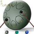 thumbnail image 1 of Tambour de Pluie pour Jardin Extérieur, Tambour à Chakra à Langue en Acier de 6 Pouces à 8 Notes, Tambour de Méditation Doux Panda, Instruments de Musique pour Enfants, Adultes, 1 of 6