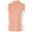 Coral Reef/White, variant on Monterey Club Women's Contrast Colorblock Sleeveless Golf Polo Shirt #2043