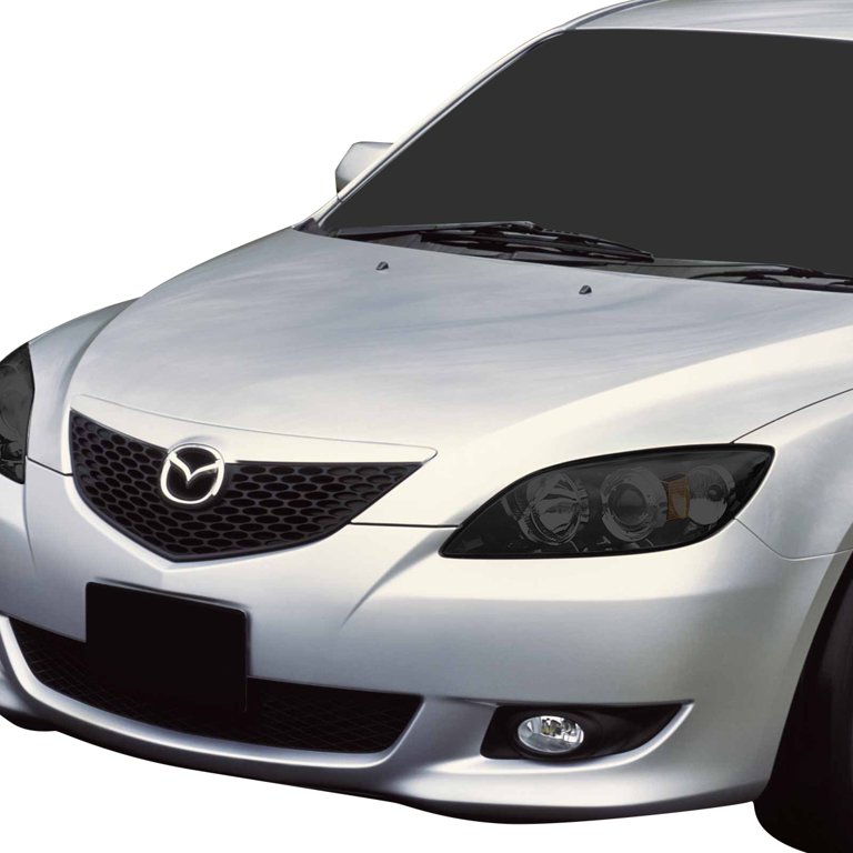 DNA Motoring Projector Headlights For 2004-2009 Mazda 3 Sedan Pair Projector Headlight Smoked Housing Clear Side Headlamps DNA Motoring Projector Headlights For 2004-2009 Mazda 3 Sedan Pair Projector Headlight Smoked Housing Clear Side Headlamps
