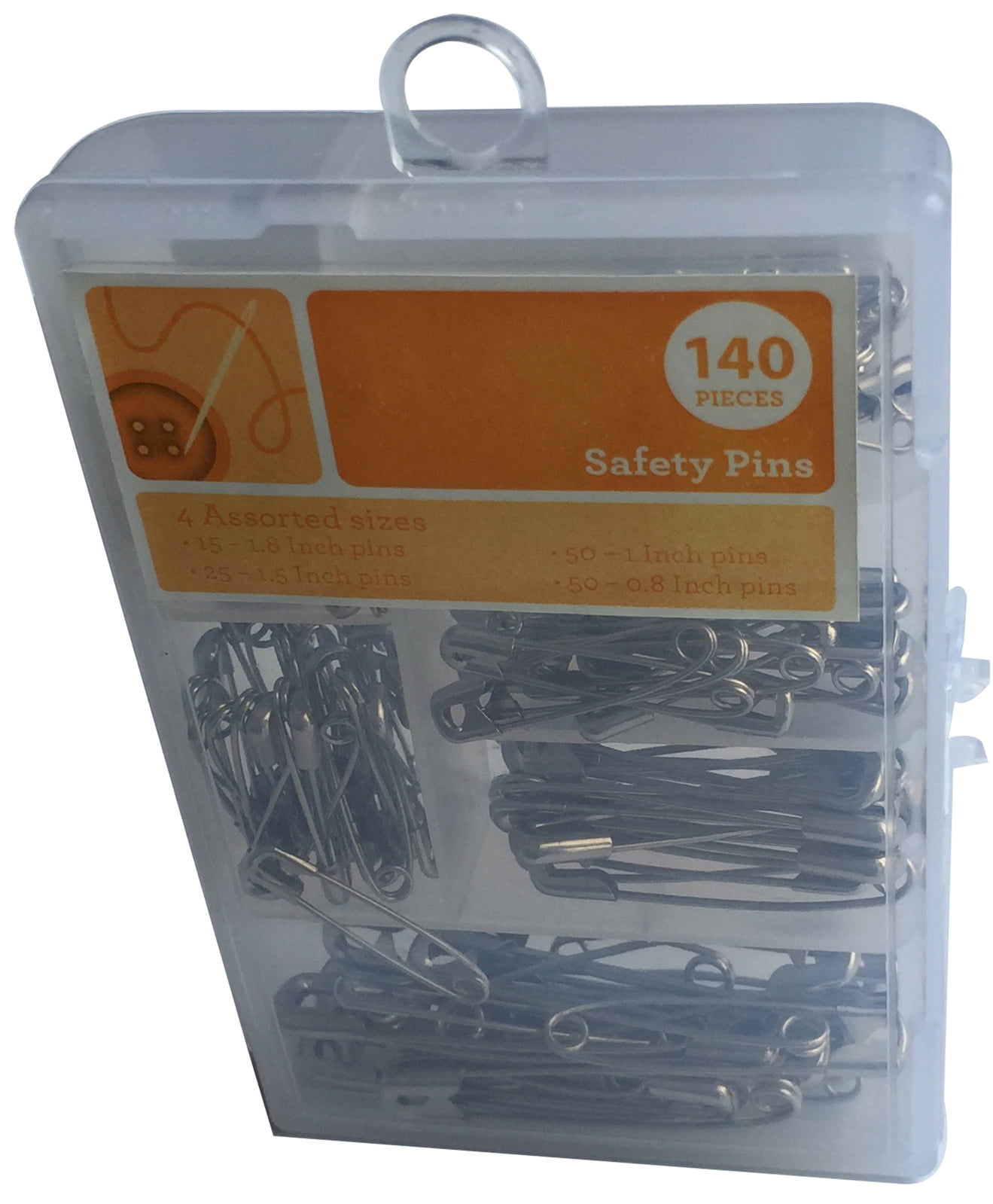  uxcell 100PCS Safety Pins, Small Safety Pins, 0.8 x