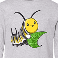thumbnail image 4 of Inktastic Monarch butterfly caterpillar- cute baby insect Long Sleeve Youth T-Shirt, 4 of 5