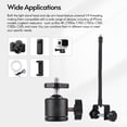 thumbnail image 4 of Photography Lamp,Camera Mount Clip Compatible With Ball Head Clip Stand With 8-inch Overhead Arm Stand With 8-inch Lamp 8-inch Lamp Ball Lamp Ball Head Stand Led Video Led Video Arm Eryue, 4 of 6
