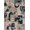 Multi, Pattern 4, variant on ODIKA 8'x10' Washable Area Rug Retro Contemporary Funky Portrait Playful Dot Bathroom Abstract for Dining Room, Large Office, Lounge, Non-Slip Chair-Friendly Mat