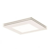 AFX Sloane 15-inch ADA White LED Flush Mount, White Acrylic Shade