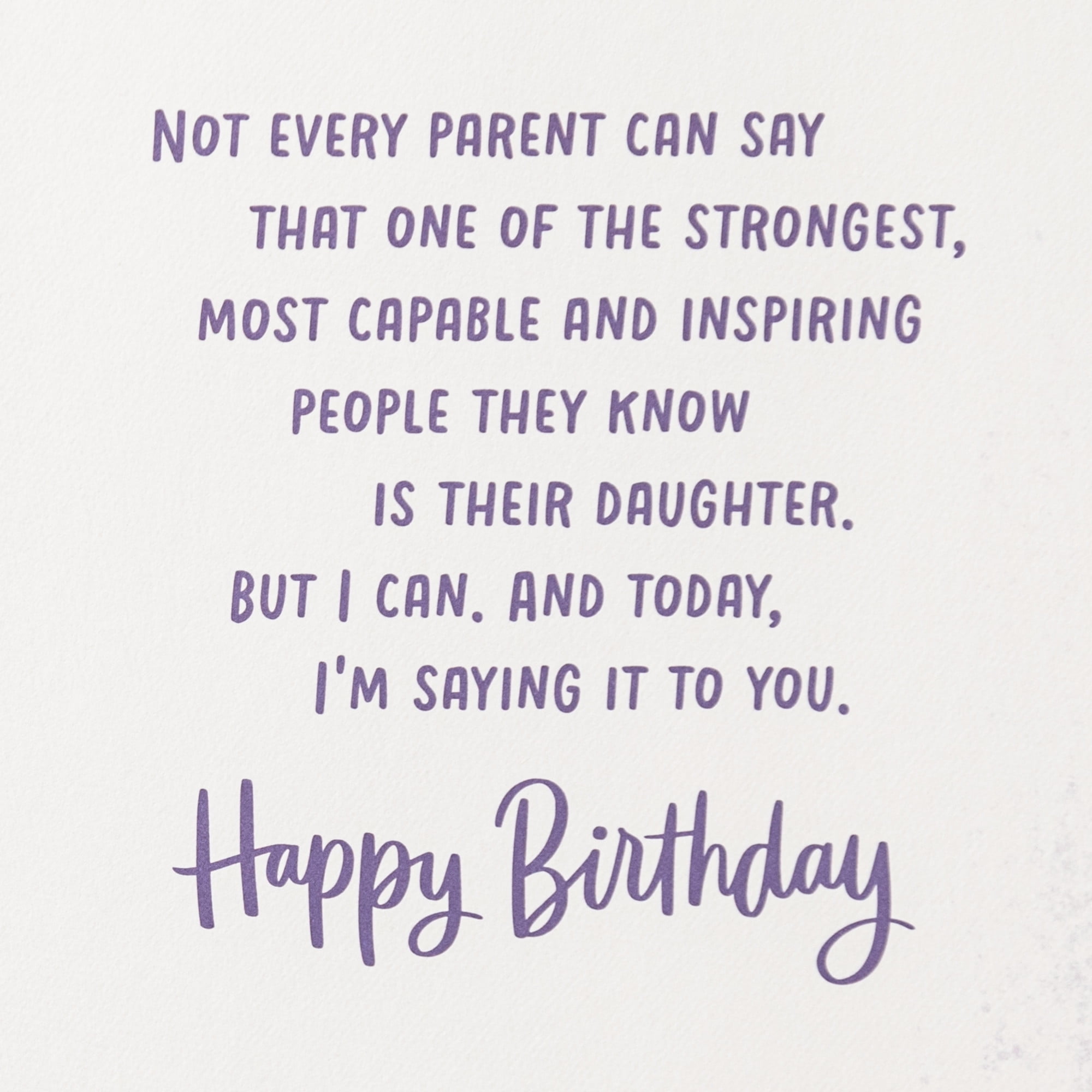 Hallmark Birthday Card for Daughter (You're One of the Most Inspiring People I Know)