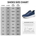 thumbnail image 2 of YHOON Men's Walking Shoes Non Slip Lightweight Breathable Tennis Athletic Sneakers Workout Training Shoe Navy Blue Size 13.5, 2 of 7